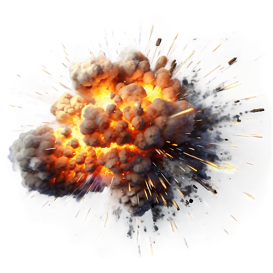 Realistic Explosion Illustration PNG yke74 PNG with transparent background