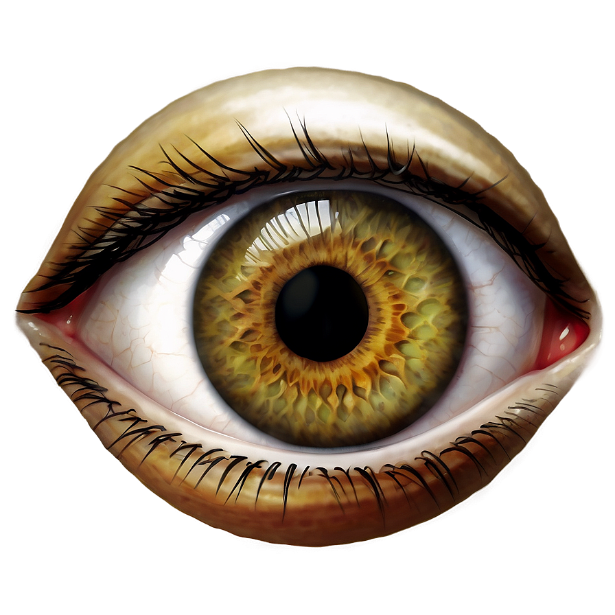 Realistic Eye Drawing PNG 06112024 PNG with transparent background