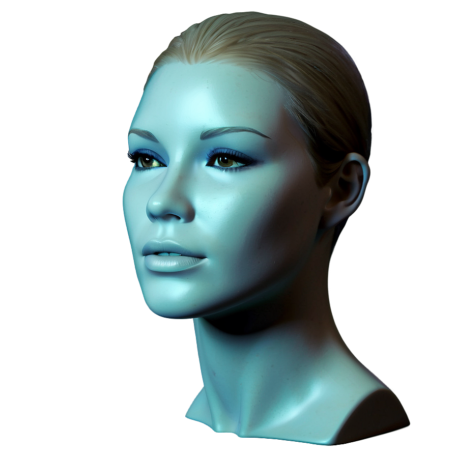 Realistic Female Mannequin Head Png Kvg8