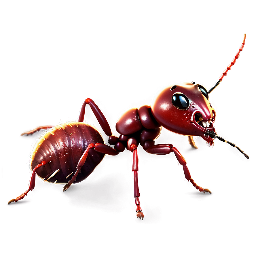 Realistic Fire Ant Art Png 89