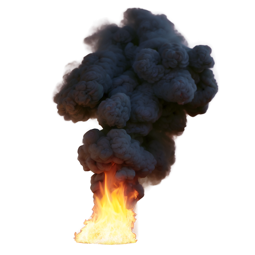 Realistic Fire Smoke PNG nhi14 PNG image with a transparent background, free high-resolution download