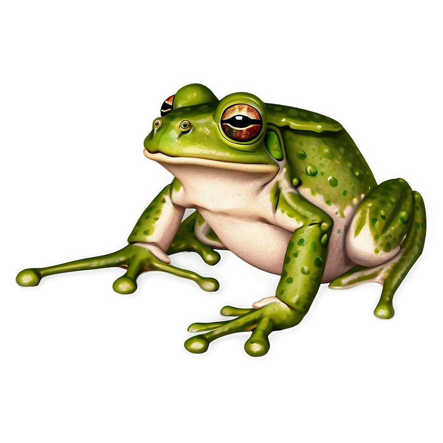 Realistic Frog Illustration Png Btj62