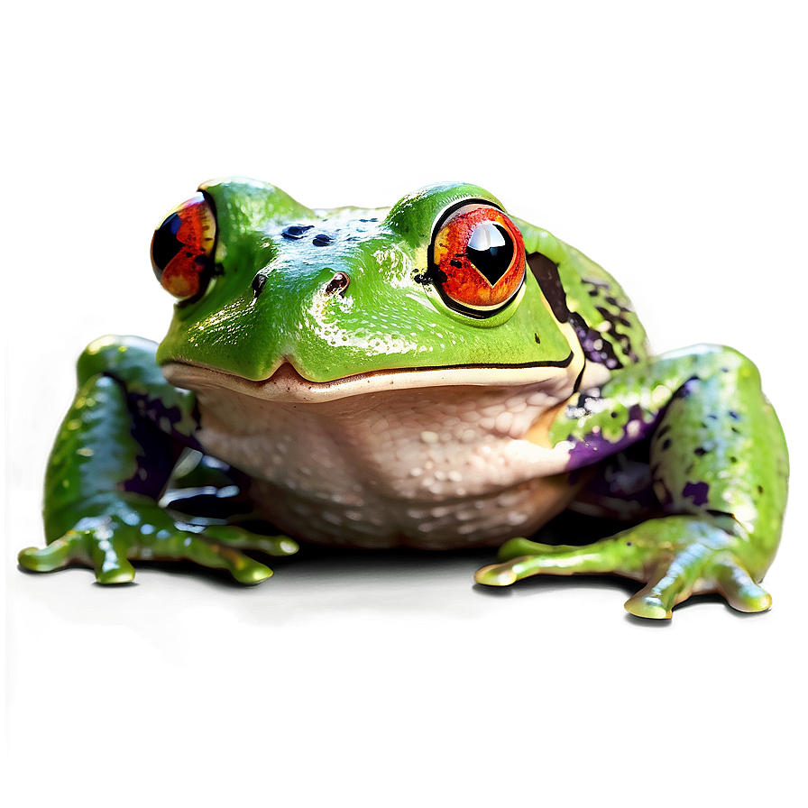 Realistic Frog Illustration Png Pjn