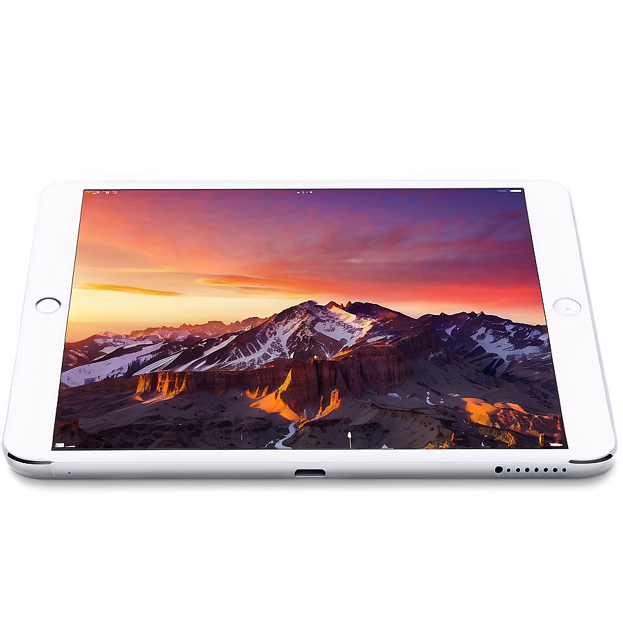 Realistic Ipad Mini Design Png Gnk64