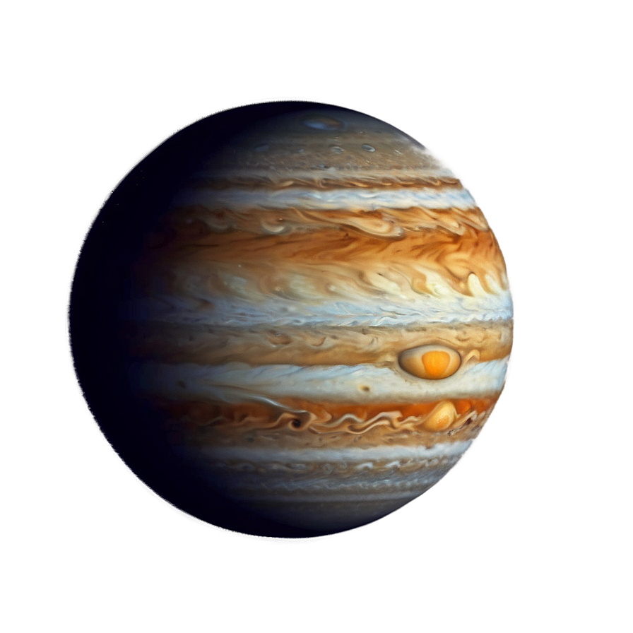 Realistic Jupiter PNG kge PNG with transparent background