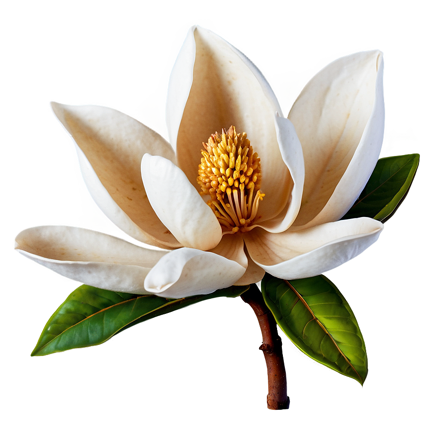 Realistic Magnolia Flower Image Png 06252024