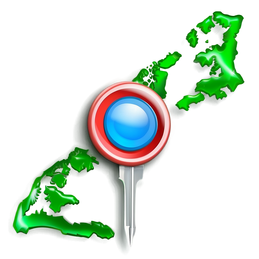 Realistic Map Pin Png Hlw