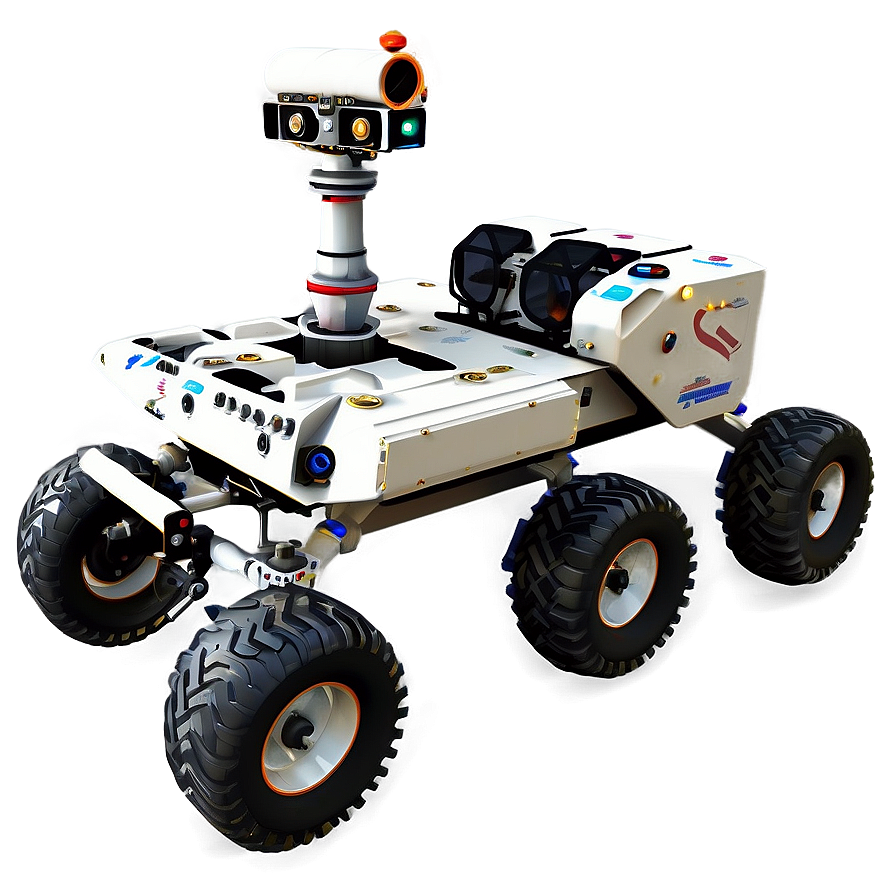 Realistic Mars Rover Design Png 4