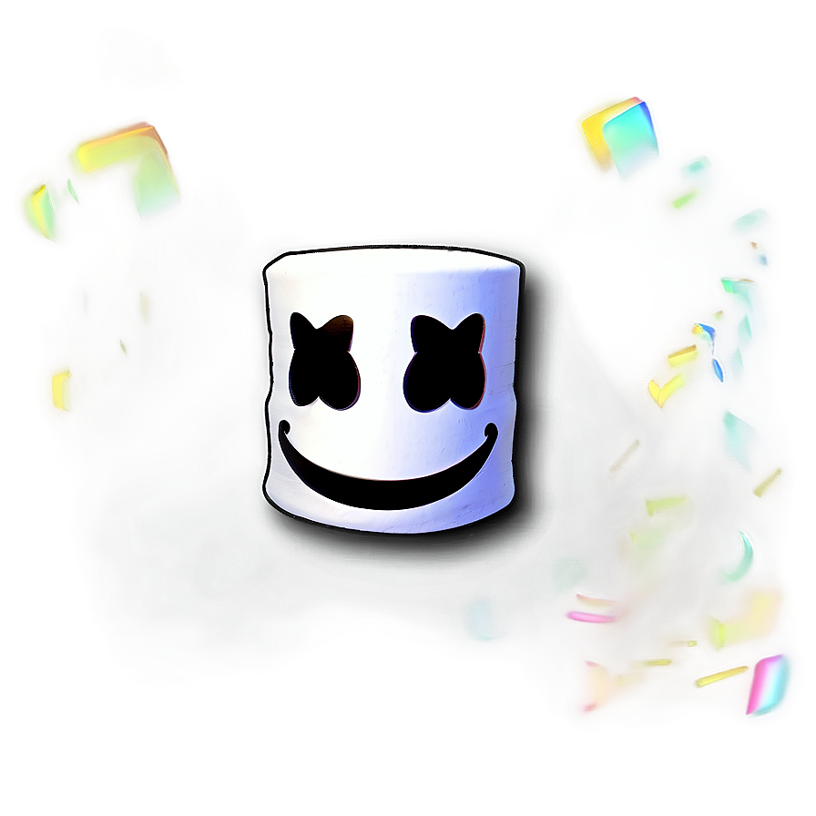 Realistic Marshmello Helmet Png Xsh61