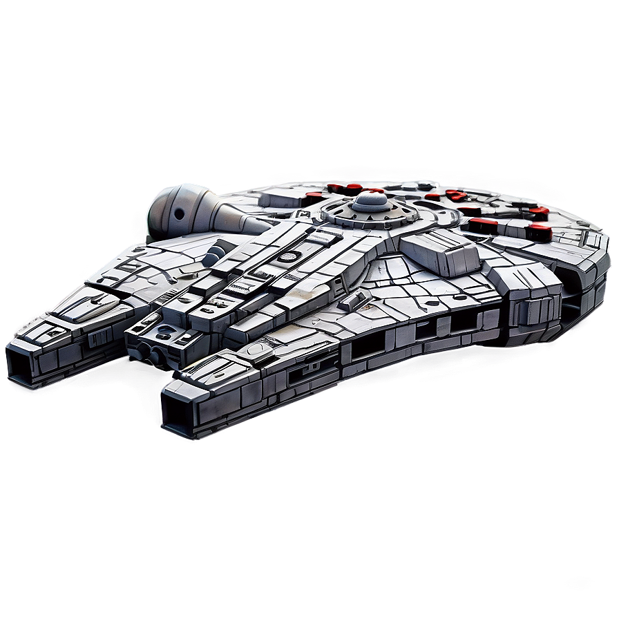 Realistic Millennium Falcon Png 06122024