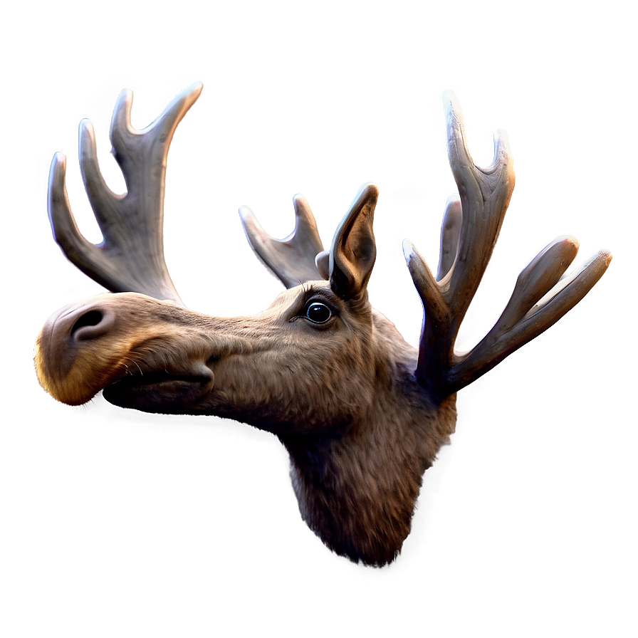 Realistic Moose Drawing Png 05242024