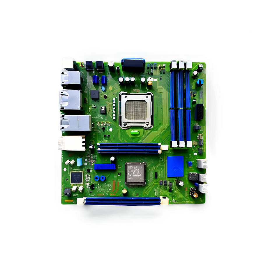 Realistic Motherboard Sketch Png Fdk