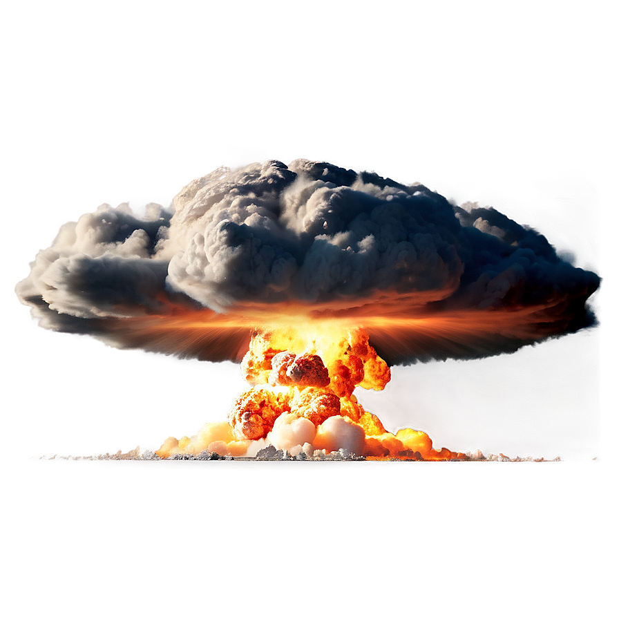 Realistic Nuclear Bomb Explosion Png 05252024