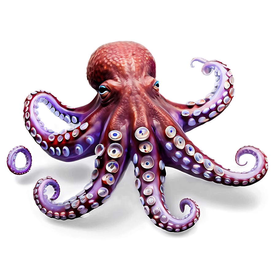 Realistic Octopus Art PNG 05062024 PNG with transparent background