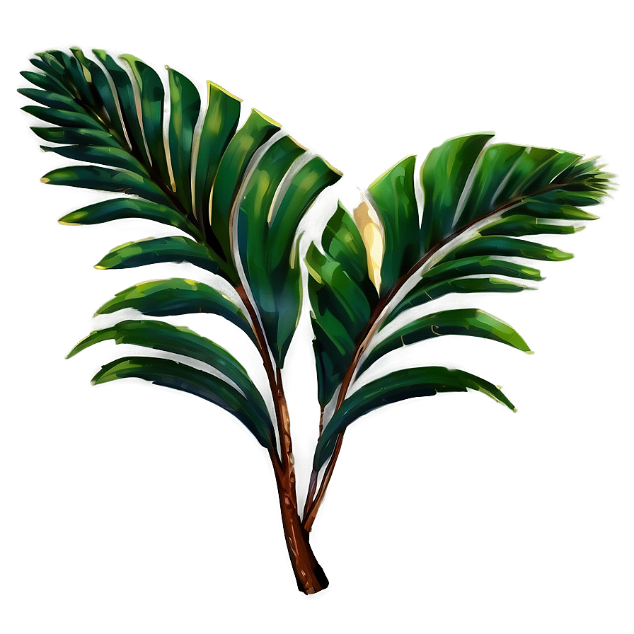 Realistic Palm Leaves PNG fvb83 PNG with transparent background