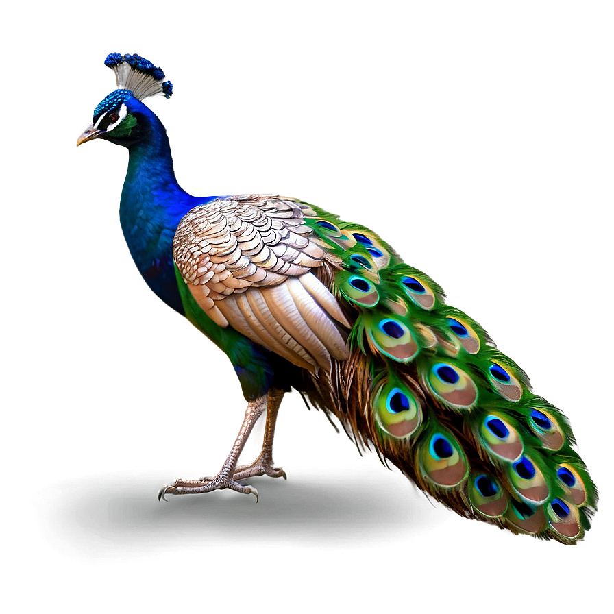 Realistic Peacock Bird PNG ick PNG with transparent background