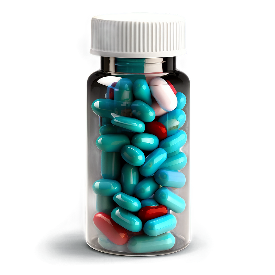 Realistic Pill Bottle Png Ndi