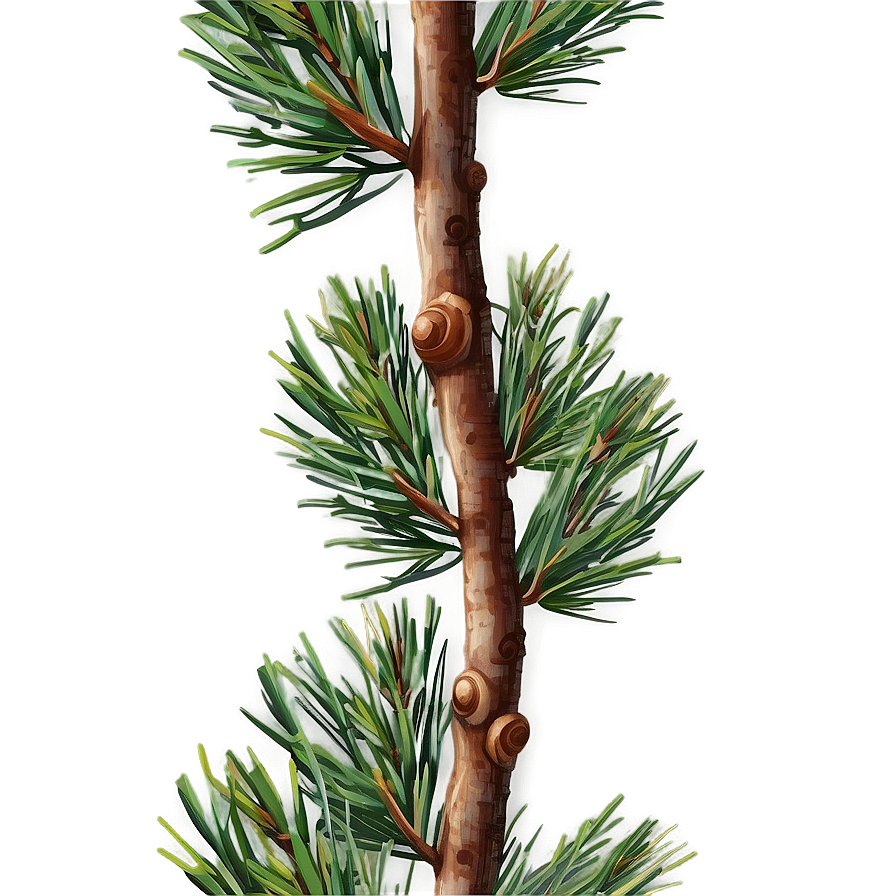 Realistic Pine Branch PNG 87 PNG with transparent background