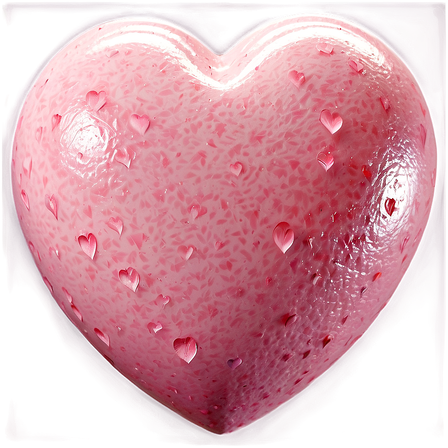 Realistic Pink Heart Png 05232024