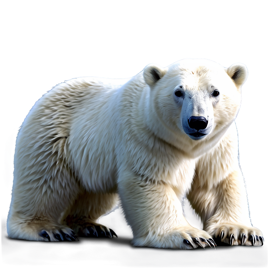 Realistic Polar Bear PNG omu PNG with transparent background