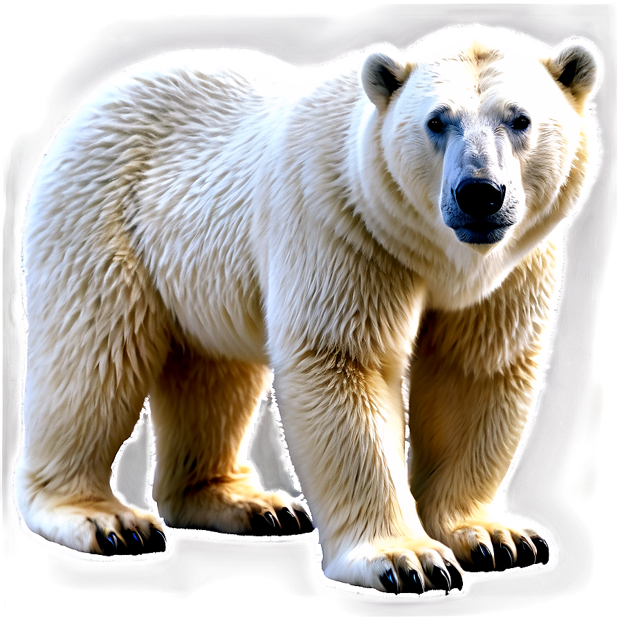Realistic Polar Bear PNG xxf33 PNG with transparent background