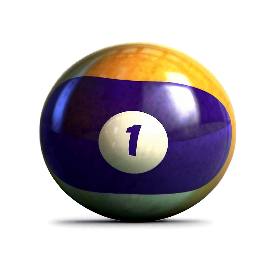 Realistic Pool Ball Render Png 06212024