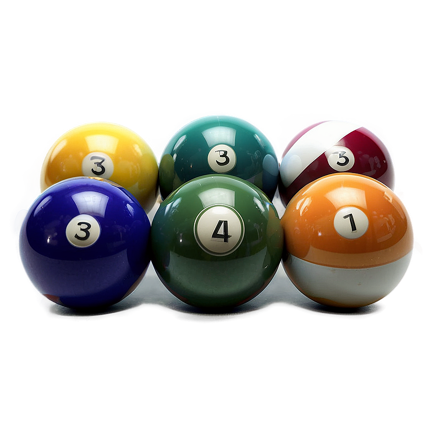 Realistic Pool Ball Render Png 06212024