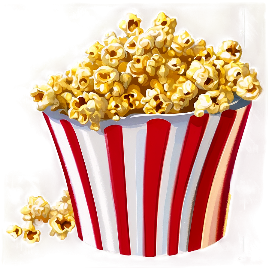 Realistic Popcorn PNG yct PNG with transparent background