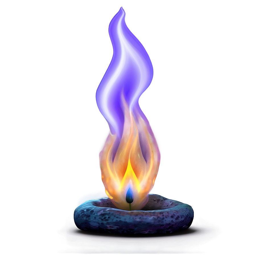 Realistic Purple Flame Png Ecv