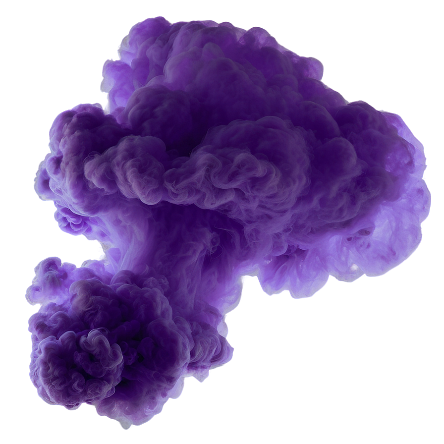 Realistic Purple Smoke Png Fti48