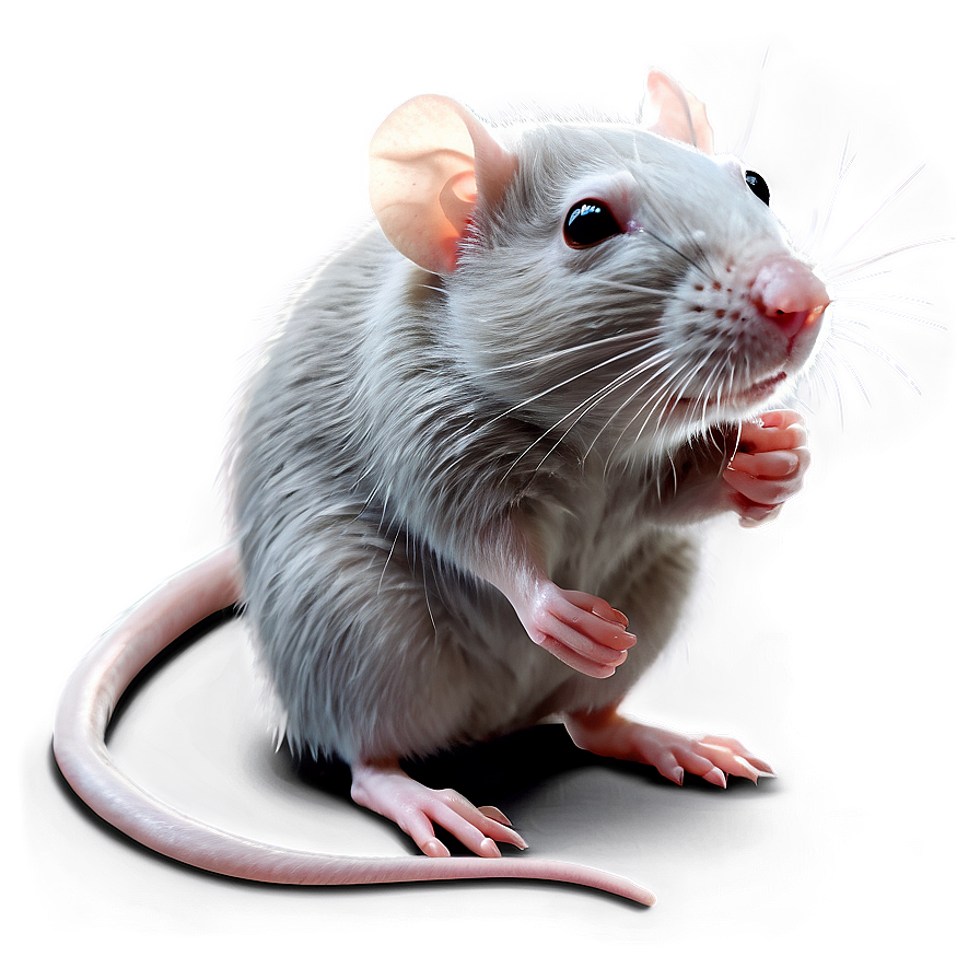 Realistic Rat Illustration PNG kjm19 PNG with transparent background