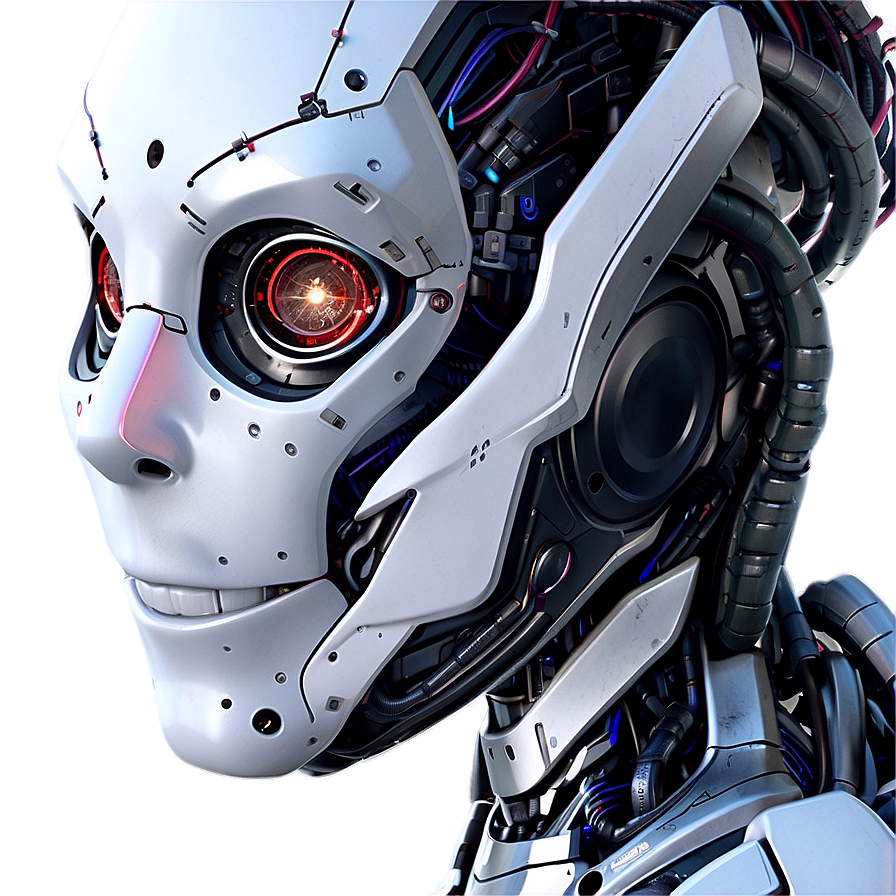 Realistic Robot Head Png Mrf48