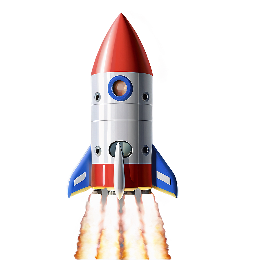 Realistic Rocket Png 04292024