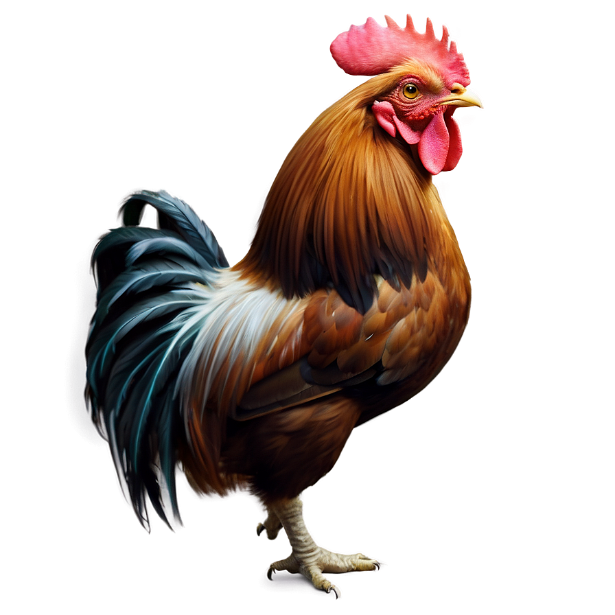 Realistic Rooster Drawing Png 05242024