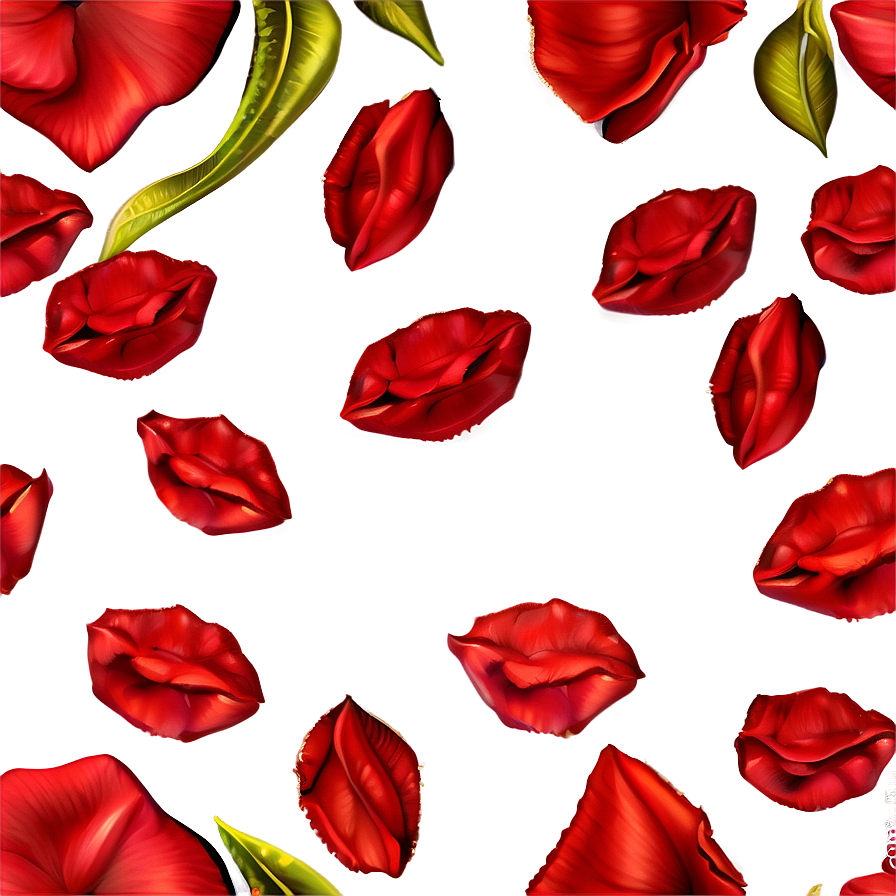 Realistic Rose Petals Png 05252024