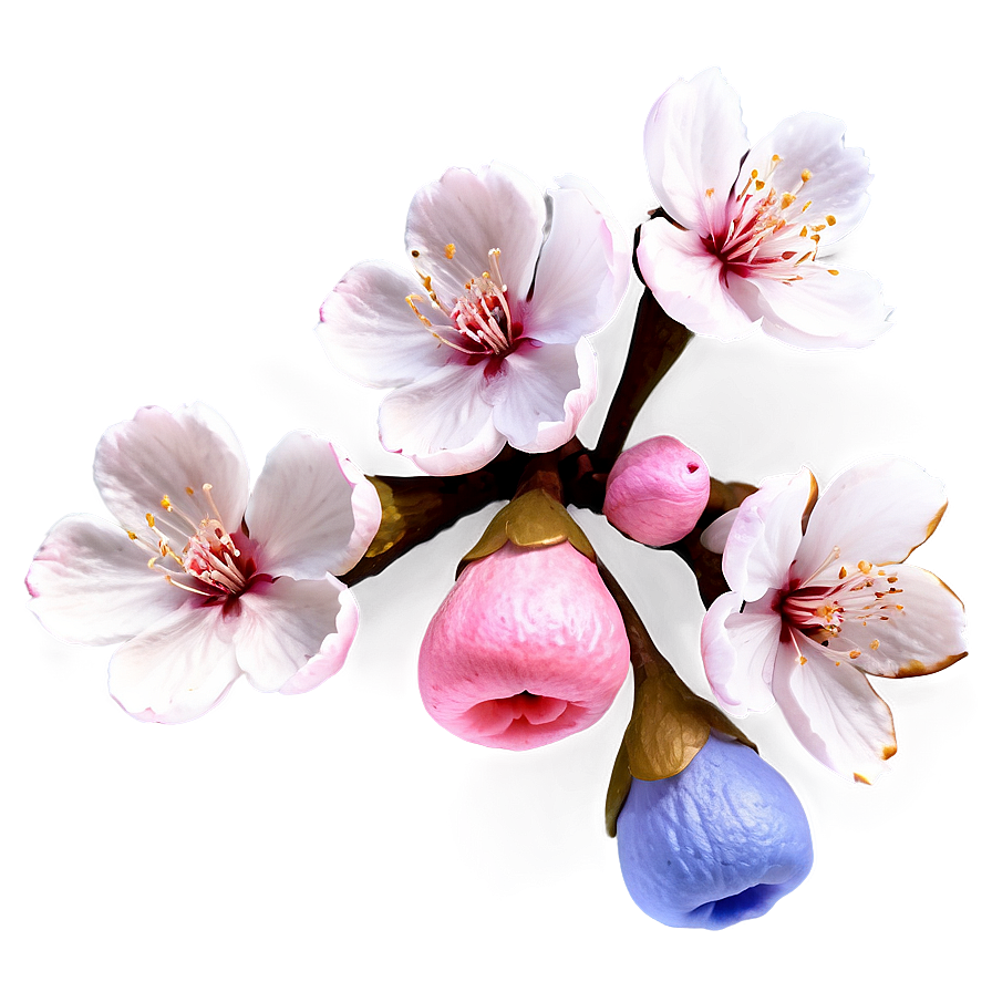 Realistic Sakura Blossom PNG 28 PNG image with a transparent background, free high-resolution download