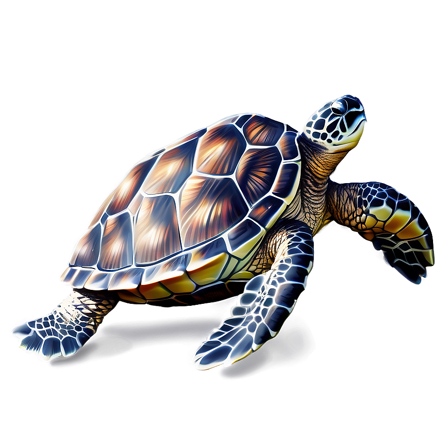 Realistic Sea Turtle Illustration Png Kfo