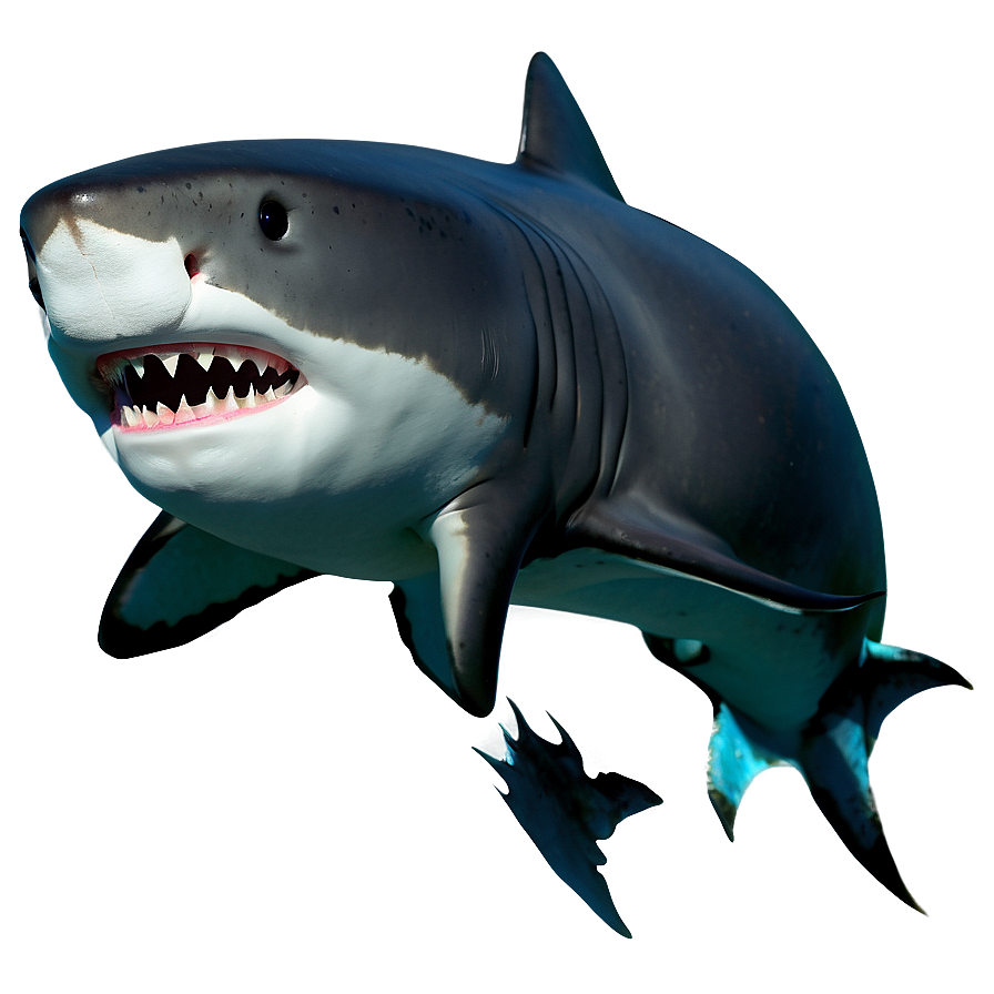Realistic Shark Image PNG 05032024 PNG with transparent background