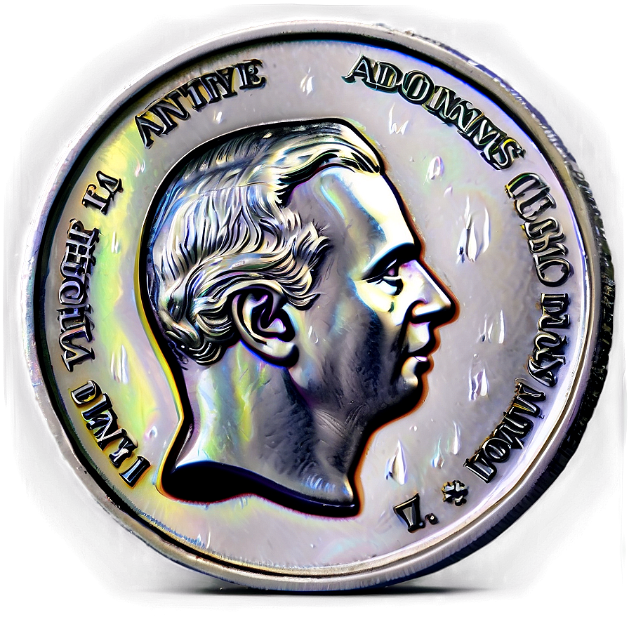 Realistic Silver Coin Image Png 06272024