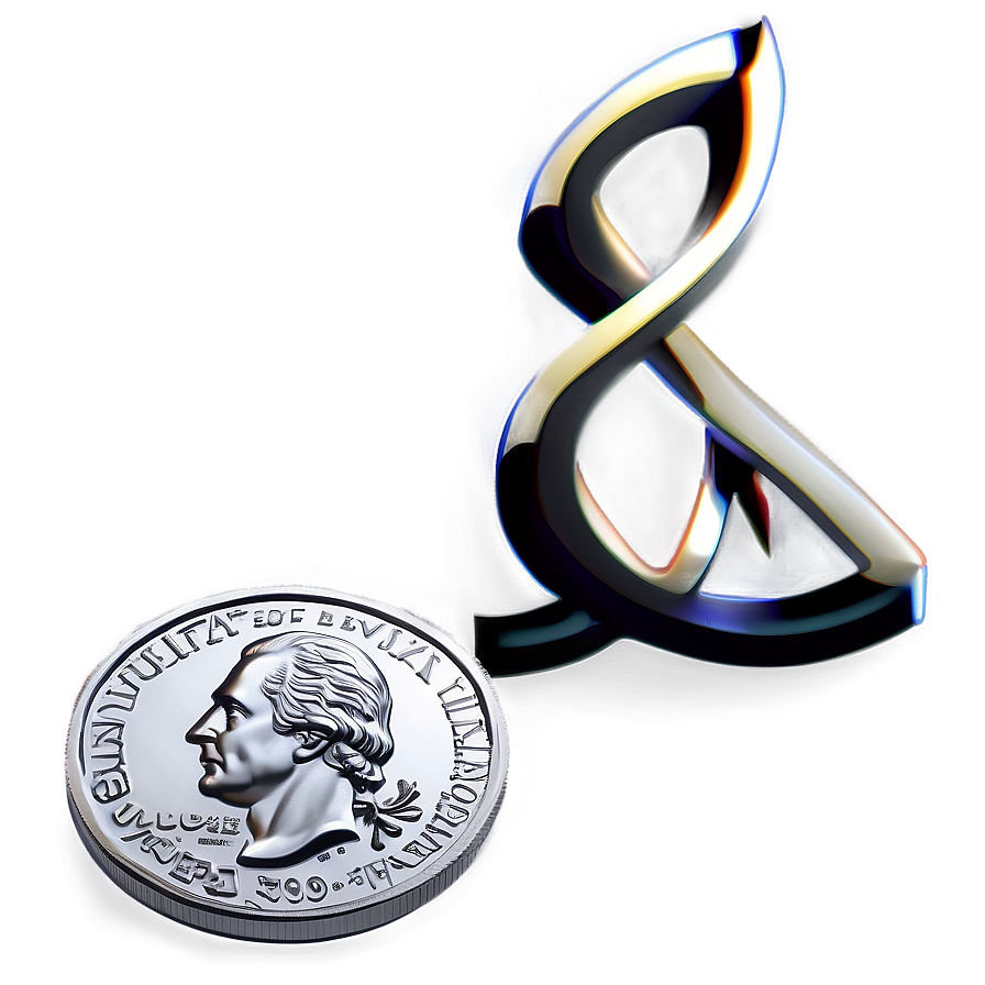 Realistic Silver Coin Image Png 26