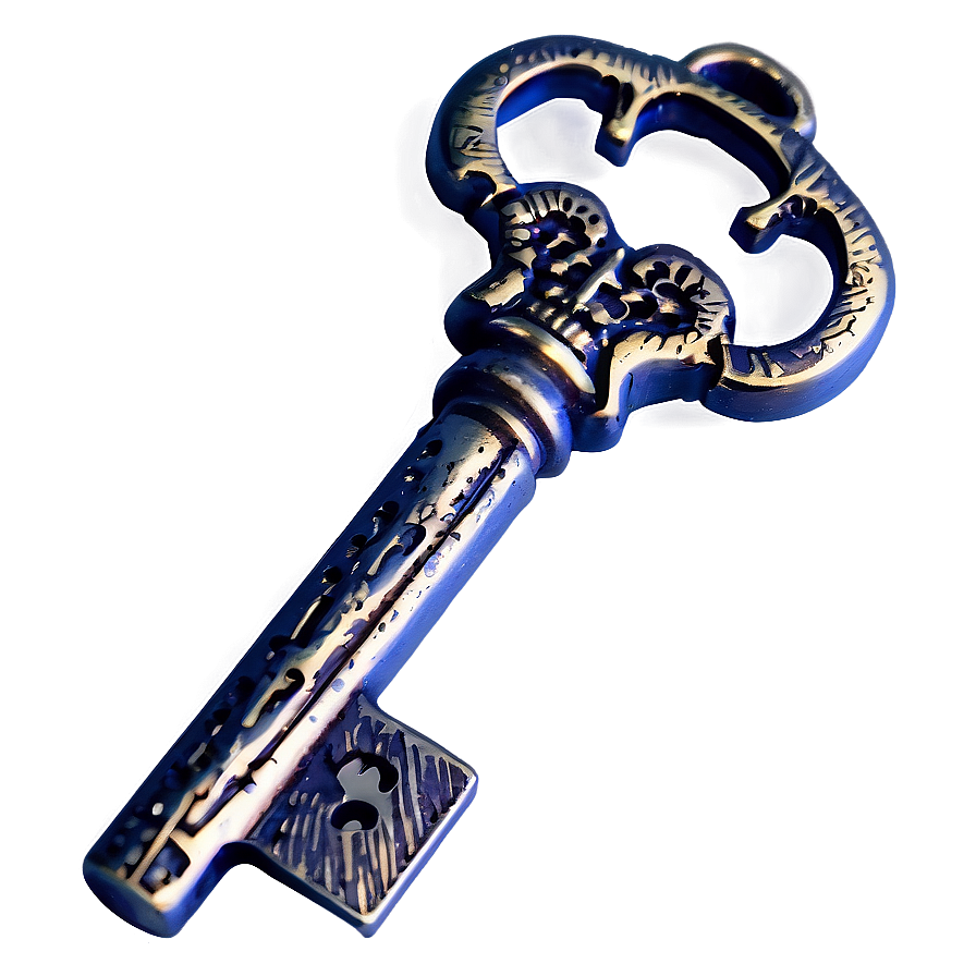 Realistic Skeleton Key Design Png Xwj72