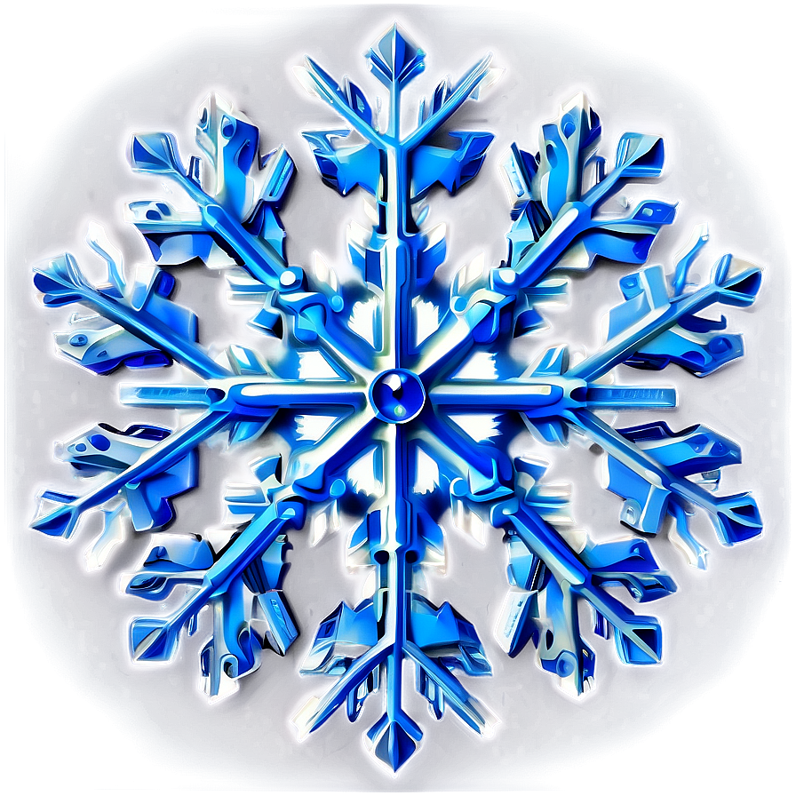 Realistic Snowflake Image Png 05252024