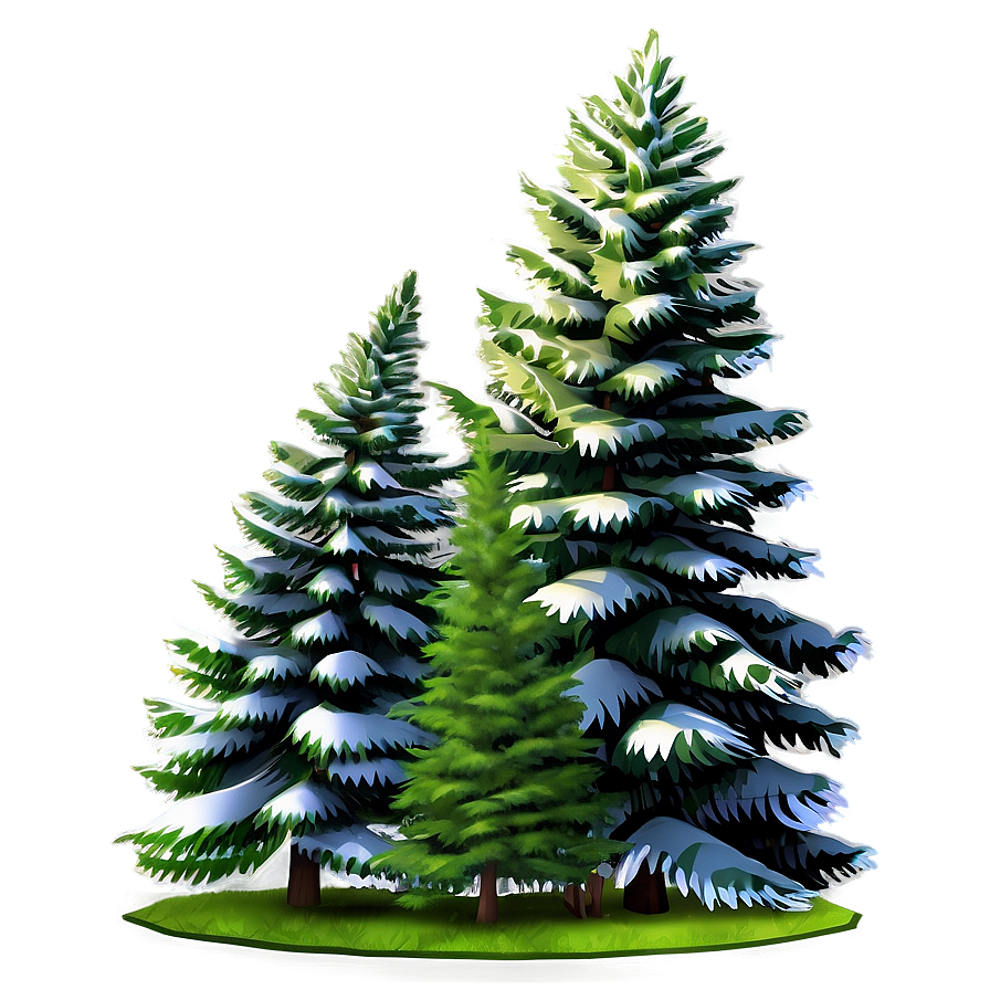 Realistic Spruce Tree Design Png Xrc35