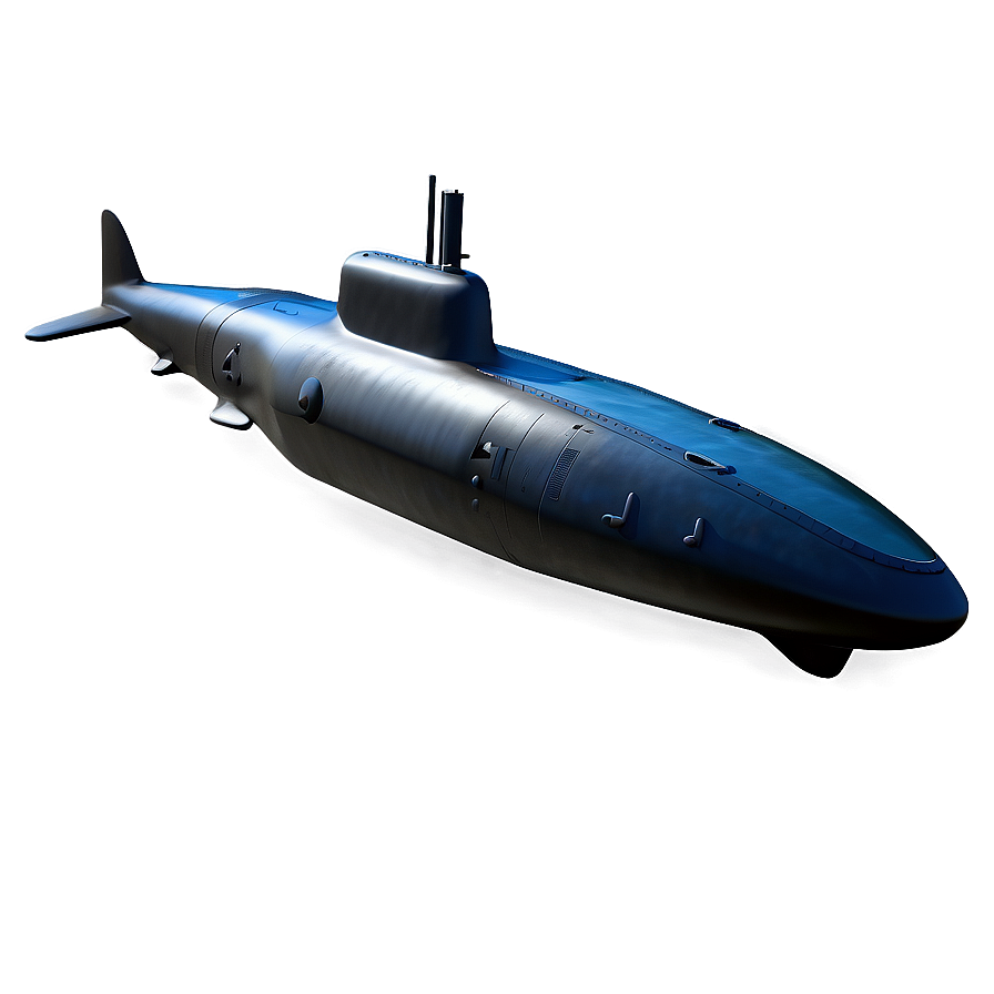 Realistic Submarine Image PNG oby PNG with transparent background