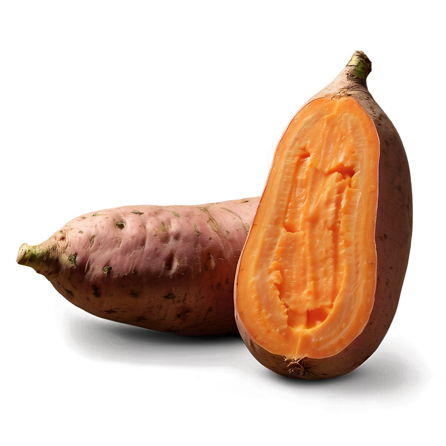 Realistic Sweet Potato PNG pvi PNG with transparent background