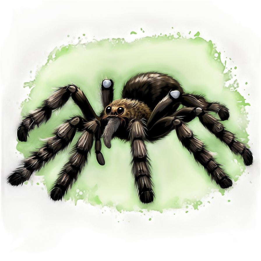 Realistic Tarantula Illustration Png 06132024