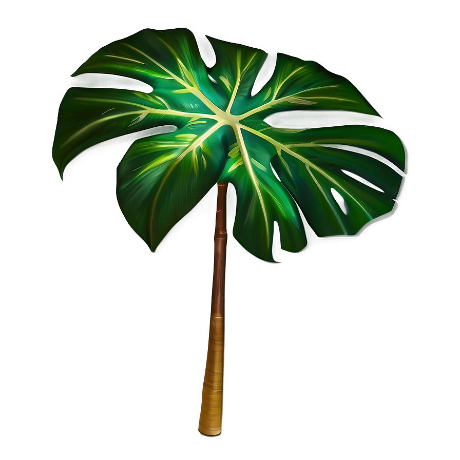 Realistic Tropical Leaf Graphic Png Igy59