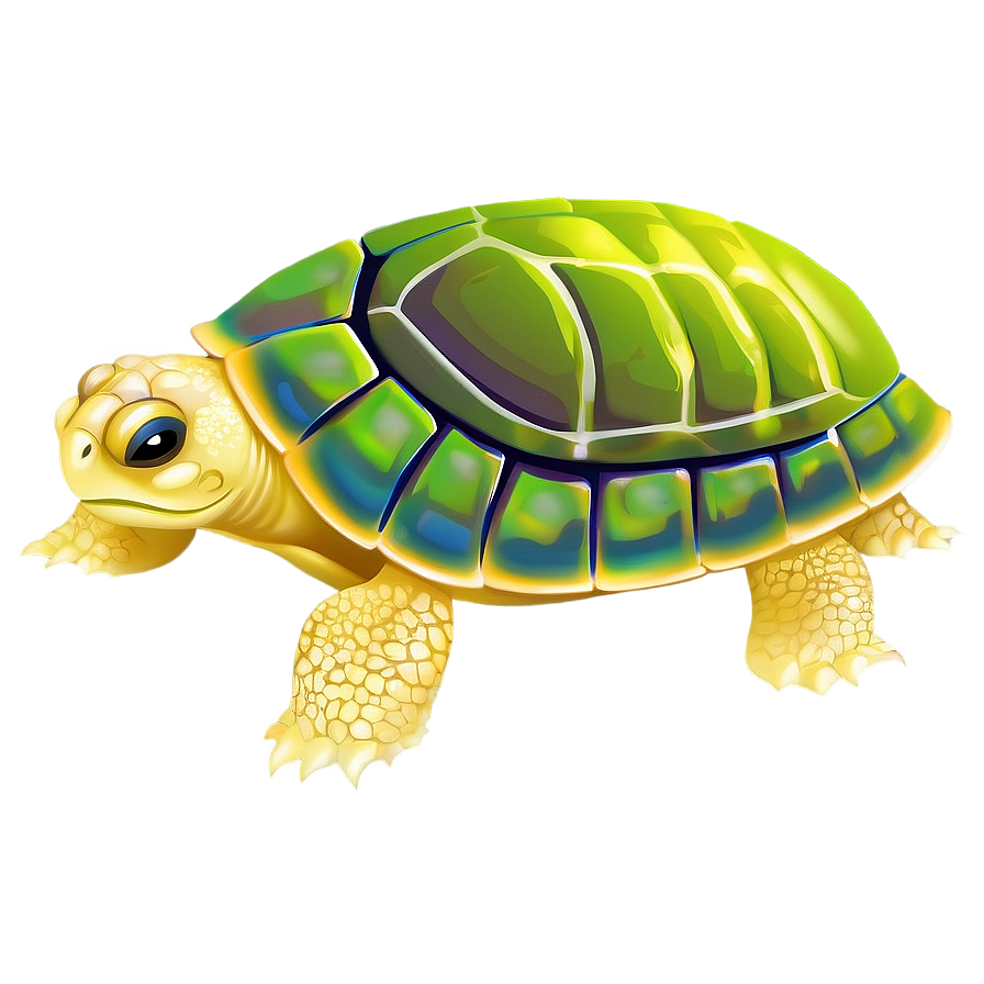 Realistic Turtle Illustration Png Mdq79