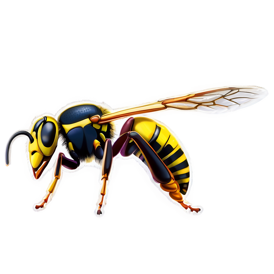 Realistic Wasp Image PNG 05242024 PNG with transparent background