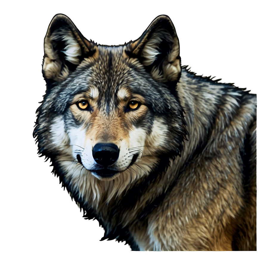 Realistic Wolf Face Drawing Png Mmj62